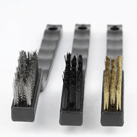 Set Sikat Pembersih Nosel Printer 3D Sikat Kawat Baja Kuningan Nilon untuk Peralatan Pembersih Hotend