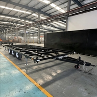 Remorque de maison conteneurisée Zebang avec une capacité de charge utile de 25000-30000 kg et des dimensions de 13750x2550x3850 mm