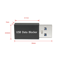 Bloqueador DE DATOS USB de carga de varios estilos, bloqueador de Puerto USB de seguridad para protección de datos de portátiles y Teléfonos móviles inteligentes
