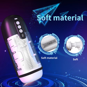 Masturbatore Automatico a Suzione per Uomini, Massaggiatore per Pene, Vagina Realistica Tascabile, Stimolatore Orale per Pene, Impermeabile IPX6, Giocattolo Sessuale per Adulti - Product Image 2