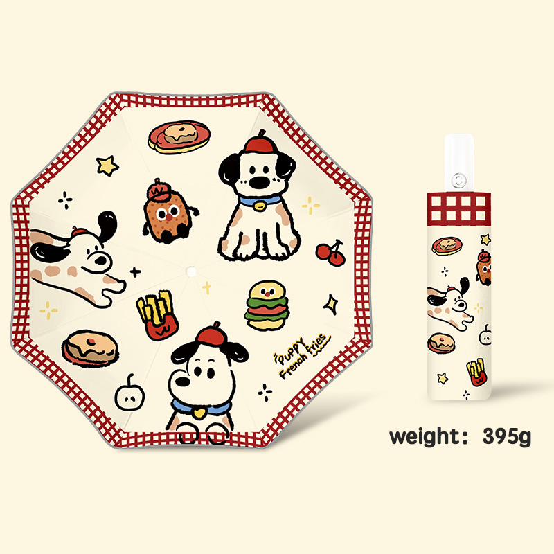 kid's automatic umbrella-burger dogs