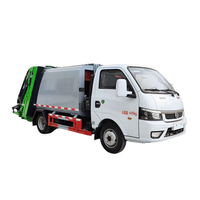 Camion compacteur de déchets mini 4x2 de haute qualité fabriqué en Chine à vendre, véhicule de collecte des déchets efficace pour les zones résidentielles