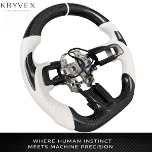 Volante Deportivo Kryvex de Fibra de Carbono Personalizado para Ford <span class=keywords><strong>Mustang</strong></span> 2015-2023, Estilo Deportivo, Fibra de Carbono Auténtica, LED, Modificación para Autos Deportivos - Product Image 3