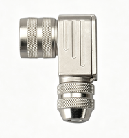 Accessoires pour connecteurs/prises d'aviation, options droites ou coudées, adaptés à diverses transmissions de signaux de capteurs