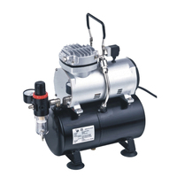 Compresseur d'aérographe sans huile à piston avec réservoir 220V Mini aérographe Sprya Gun compresseur d'air pompe à air