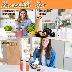 Bouteilles de shot en plastique vides pour vin et boissons légères, 25/30/50/100/150/180 ml, vente en gros - Product Image 4