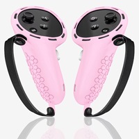 Housse de protection en silicone pour poignée de manette, compatible avec les accessoires de jeu de réalité virtuelle, adaptée à Meta Quest 3/3s