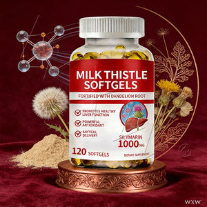Suplemento Herbal de Extracto de Semilla de Cardo Mariano de Marca Privada OEM/ODM, Cápsulas Blandas de Cardo Mariano para la Desintoxicación del Hígado en Adultos - Product Image 4