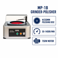 Polisseuse Métallographique MP-1B à Disque Unique, Vitesse Variable 50-1000 tr/min, 750W, Machine de Polissage et de Meulage pour Usage en Laboratoire, Préparation d'Échantillons
