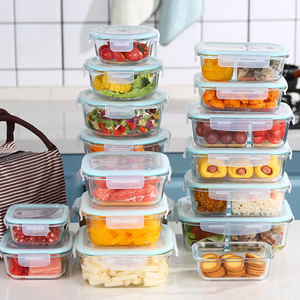 FREYBLI Lot De 24 Boîtes De Conservation Alimentaire En Verre Avec