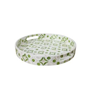 Handmade Bohemian Mother Pearl Wood <b>Storage</b> <b>Tray</b> for Ramadan Eid | Premium Food Container Flexible Design for Desserts Party - Product Image 5