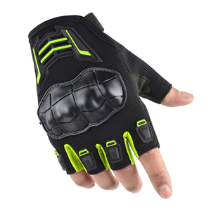 Guantes de Motocicleta Transpirables de Medio Dedo para Hombre y Mujer, con Protección Rígida en los Nudillos, Antideslizantes, Personalizados, para Ciclismo, Carreras y Seguridad - Product Image 3