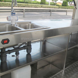 Boîte en aluminium carrée de camion de glace rasée de restauration rapide de <span class=keywords><strong>prix</strong></span> usine JX-FS250 pour le <span class=keywords><strong>fourgon</strong></span> de casse-croûte à vendre - Product Image 6