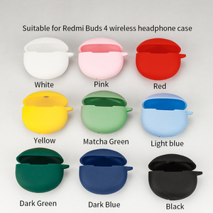 Silicone earphone case for <strong>xiaomi</strong> <strong>Redmi</strong> Buds 4 Active covers buds TPU case FREE Samples earphone earbuds <strong>earpod</strong> headphones case - Product Image 2