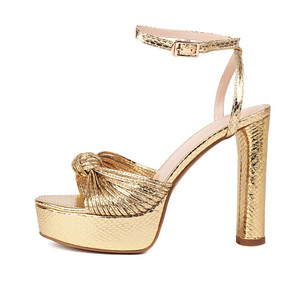 <span class=keywords><strong>BABALA</strong></span>, zapatos de tacón alto con plataforma para mujer, zapatos de vestir con correa en el tobillo de verano para boda, sandalias gruesas finas de Eva - Product Image 2