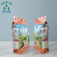 Özel Baskılı 12OZ 1kg 5kg 10kg Köpek Maması Poşetleri Kilitli Fermuarlı Kedi Köpek Evcil Hayvan Paketleme Poşeti Nem Geçirmez Mama Dik Duran Poşet