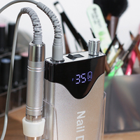 Perceuse à ongles électrique Portable professionnelle 35000 tr/min perceuse à ongles Rechargeable avec moteur sans balais
