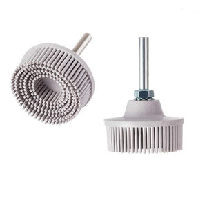 Perceuse électrique AutoErizo disque à poils radiaux grain céramique 80 <span class=keywords><strong>brosse</strong></span> abrasive OEM <span class=keywords><strong>pour</strong></span> aluminium <span class=keywords><strong>fer</strong></span> acier élimination de la rouille - Product Image 5