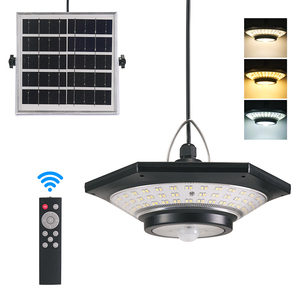 <b>LED</b> Monocrystalline Solar Motion Sensor <b>Ceiling</b> Pendant <b>Light</b> Lithium Battery Waterproof IP65 Dimmable 6000K Outdoor Lighting - Product Image 5