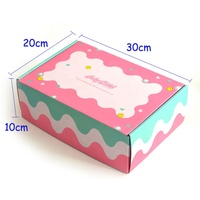 Boîte d'emballage pour chaussures en papier ondulé avec impression personnalisée du logo