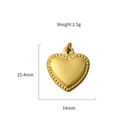 Vintage minimalistische hartketting Hypoallergene roestvrijstalen hanger Unisex Dames Heren Verjaardag Valentijnsdag