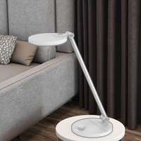 Lampes de bureau contemporaines rotatives à gradation progressive en ABS, réglables 3000K-6500K, portables, CRI 90 élevé, LED simples et flexibles, protection des yeux
