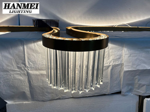 Modern Luxury Long Stainless Steel LED Pendant Chandeliers Villas Living Dining Rooms Private Clubs Hotels Lobbies HM-Pendant La - Product Image 6