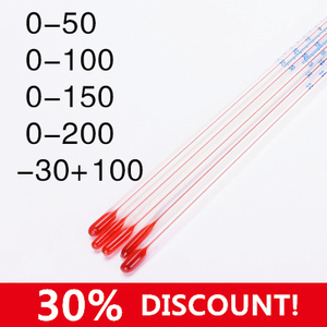 Nhiệt Kế Lỏng Màu Đỏ Chất Lượng Cao Với Lưng Trắng 0-300C - Product Image 3