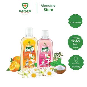 Dentfatis น้ำยาบ้วนปากรสสตรอเบอร์รี่ปราศจากแอลกอฮอล์สำหรับเด็กดูแลสุขภาพช่องปากด้วยการฟอกสีฟันจากเวียดนาม - Product Image 1