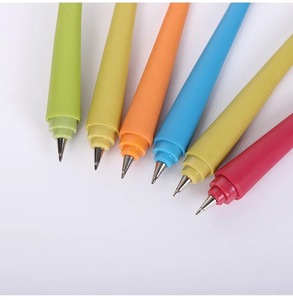 Stylos créatifs Kawaii en silicone souple, mignons, avec logo personnalisé, papeterie décorative, jeux, stylos à bille créatifs pliables en silicone - Product Image 6