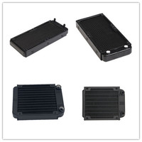 Radiateur de refroidissement par eau de carte graphique de CPU d'ordinateur d'OEM ODM personnalisé radiateur en aluminium usiné CNC de refroidisseur d'eau de 80/90/120/240/360
