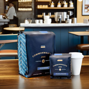 AT PACK-ROASTERSカスタム12オンスコーヒーバッグバルブとジッパー付きBolsa De Cafe 250g 1kgコーヒー豆バッグドリップコーヒーフィルターバッグ - Product Image 2