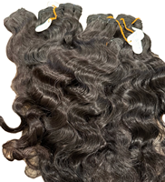 Extensions de cheveux naturels indiens de luxe 100 % humains, vierges Remy, double trame, lisses, couleur naturelle, fabriquées à Chennai