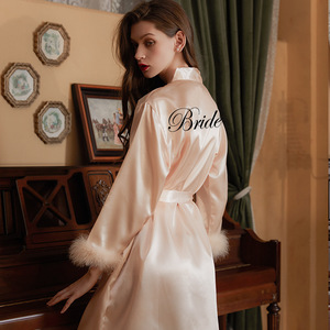 knee length dresses for ladies Women's Merino Wool Thermal Dressing Gown