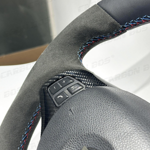 <span class=keywords><strong>Volante</strong></span> de cuero completo para BMW E92 Sport para BMW E90 E91 E71 E46 E60 <span class=keywords><strong>Volante</strong></span> de cuero negro de calidad con Alcantara - Product Image 6