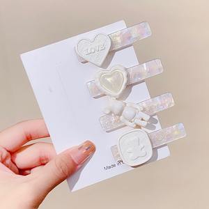 Nouveau coréen épingle à cheveux <span class=keywords><strong>Net</strong></span> rouge doux fille sirène Ji épingle à cheveux rue Snap polyvalent cheveux accessoires - Product Image 2