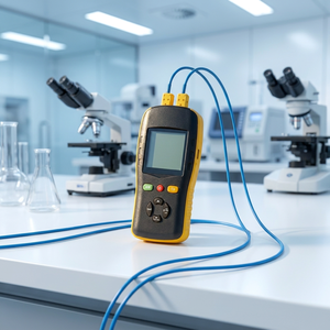 Thermomètre hygromètre numérique d'intérieur et d'extérieur avec sonde de type K, enregistreur de données de température numérique pour usage en laboratoire - Product Image 6