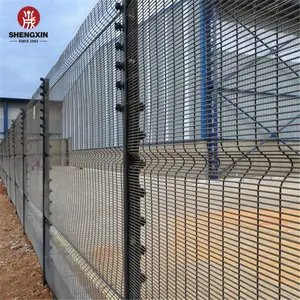 Cheap Clearview Fence 358 Anti Climb Railway Station Fence Highway Safety Mesh Fence For Sale