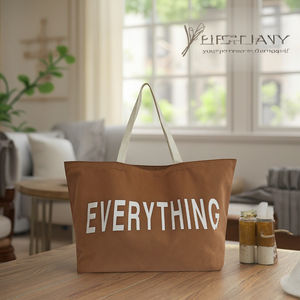 Bolsa de Compras Extra Grande Personalizada, Bolsa de Lona Extra Grande con Logotipos OEM - Product Image 1