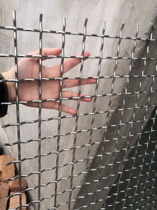 圧着ワイヤメッシュ<span class=keywords><strong>304</strong></span> 316ステンレス鋼スクエアメッシュ溶接ワイヤメッシュロールパーチャー1.3-50mm - Product Image 2