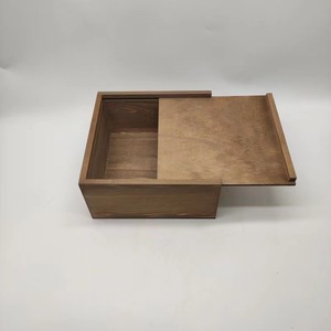 Caja de regalo rectangular de madera con tapa extraíble, hecha a mano, para dulces de boda, flores preservadas, embalaje para el Festival del Medio Otoño - Product Image 4