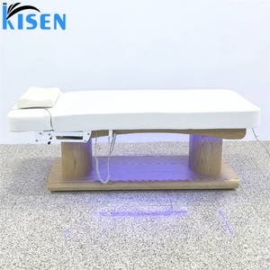 KISEN Professional Head Spa Equipment <b>Electric</b> Massage <b>Table</b> Tattoo Bed 4 Motor Salon Facial Bed Spa Beauty Bed <b>Table</b> De Massage - Product Image 3