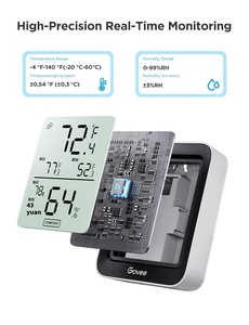 Cho govee h5075 cho <span class=keywords><strong>bluetooth</strong></span> trong nhà nhiệt độ phòng <span class=keywords><strong>Monitor</strong></span> ẩm kế Nhiệt kế từ xa App thông báo 2 năm dữ liệu - Product Image 4