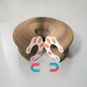 Mèo accordion đồ chơi với chuông mèo con đồ chơi bóng gãi Pad ma thuật organ mèo cào bảng mèo cào đồ chơi - Product Image 3