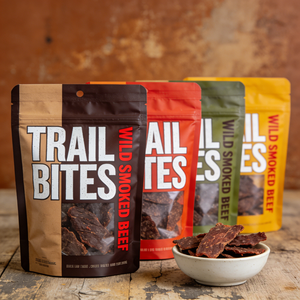 Eco Friendly Reusable Food Storage <b>Bags</b> Beef Jerky Packaging Stand Up Mylar <b>Bag</b> With Resealable Ziplock - Product Image 6