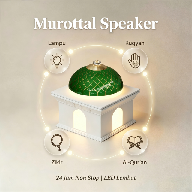 Digital Quran Player Electronic Speaker Built-in Microphone 24H Playback Touch Control Night Light Holy Quran Recitation Machine