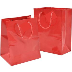 Medium Premium Paper Gift <b>Bags</b> Party Glossy <b>Bags</b> with Handles Tags Durable Bulk Paper Shopping <b>Bag</b> Eco-Friendly Kraft Paper <b>Bag</b> - Product Image 1