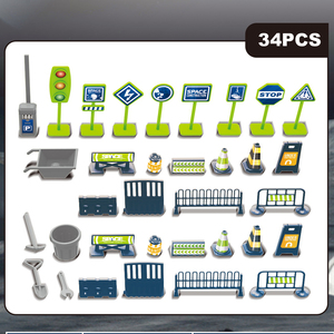 2024 מכירה חמה סגסוגת חינוכית מיכל אחסון מכונית צעצועי קול אור טרנספורמציה מסילה מיכל משאית צעצועים לילדים - Product Image 5