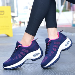 Chaussures de course et de marche pour femmes, grande taille, en maille, avec coussin d'air, vente en gros - Product Image 6