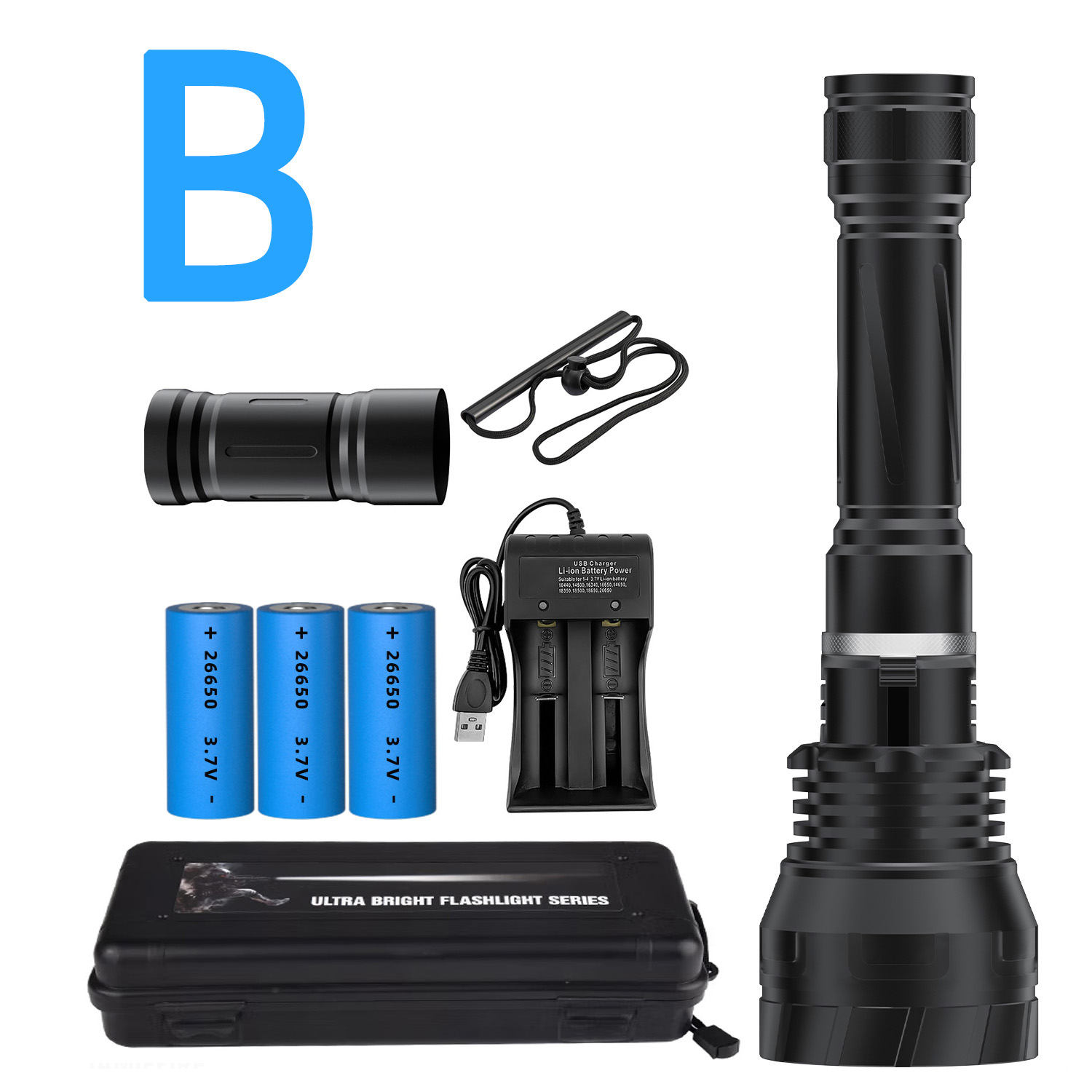 Paquete negro B (batería de 6000 mAh)